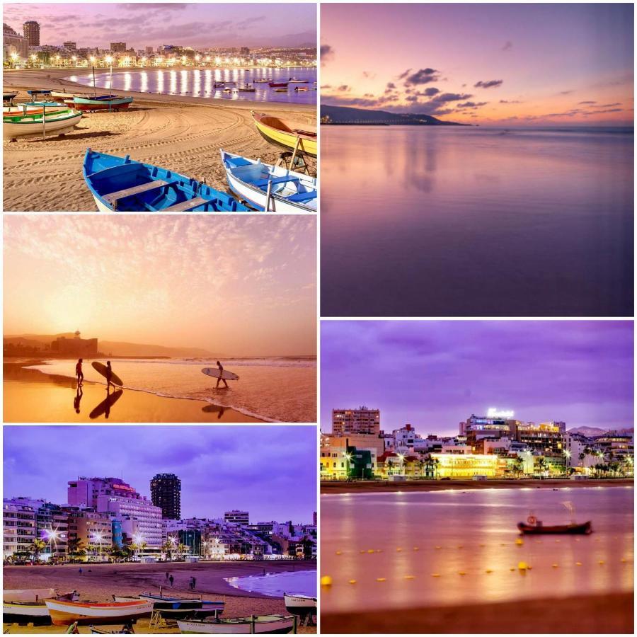 2 Bedrooms Flat + Balcony + Parking At Las Canteras Beach لاس بالماس دي غران كاناريا المظهر الخارجي الصورة
